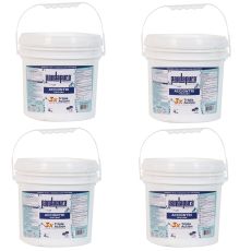 Paquete con 4 cubetas de químico desinfectante para piscinas